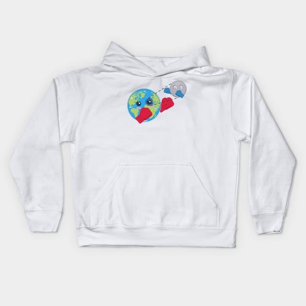 Boxing science mystery Kids Hoodie by FunawayHit